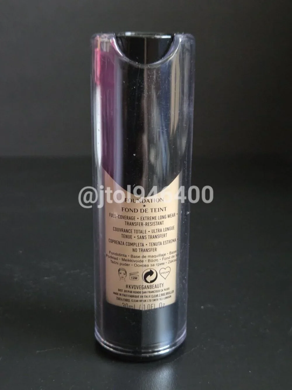 Kat Von D Medium 45 Neutral Lock It Foundation